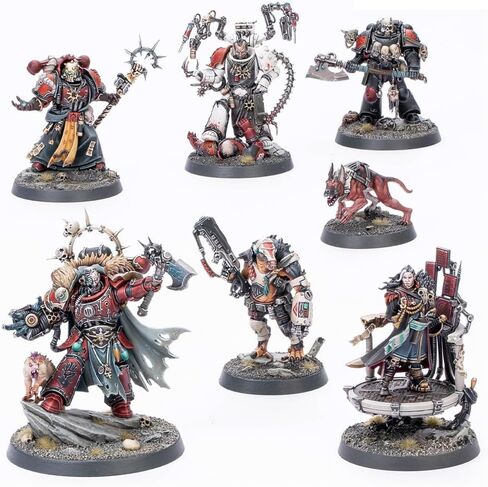 Warhammer 40K Chaos Space Marines Huron Blackheart and the Masters of the Maelstrom in Saudi Arabia