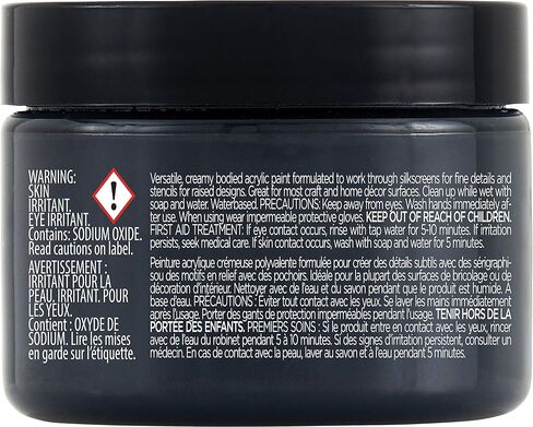 FolkArt 34938 Design Crème Paint, Classic Black, 3 oz in Kuwait