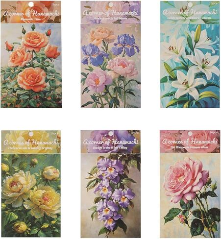 144 Sheets 3D Embossed Scrapbook Paper, 4x5.5 Letterpress Textured Ephemera, 6 Packs Relief Floral Decorative Paper for Junk Journaling, DIY Collage, Card Making & Wedding Crafts in Saudi Arabia