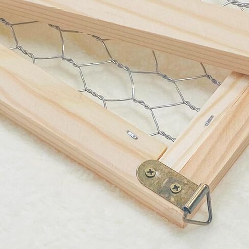 4 Pack Chicken Wire Wood Frame 12 x 12 Inches Unfinished Wooden Frame for photoes,Jewelry Crafting Project (Interior 10 x 10 in) in Kuwait