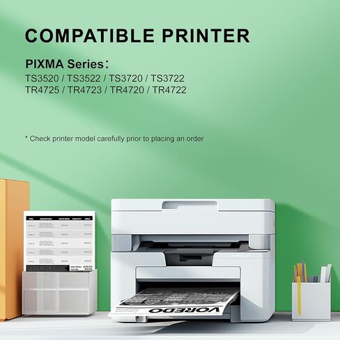 275 خرطوشة حبر سوداء 275XL لخراطيش حبر Canon 275 PG-275 PG275 XL حبر Canon PIXMA TR4720 TR4722 TR4723 TS3720 TS3500 TS3520 TS3522 TS3720 TS3722 طابعات (أسود لطابعات Canon 275) in Kuwait