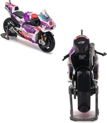 HTLNUZD 1:18 2022 Racing Motorcycle Car # 5 Zarco Licensed Simulation for Ducati-Pramac Alloy Die Cast Adult Vehicle Model Collection in Kuwait