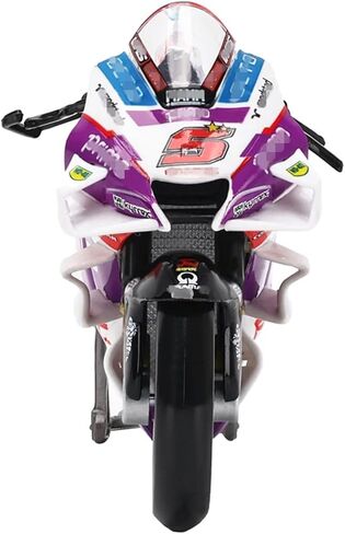 HTLNUZD 1:18 2022 Racing Motorcycle Car # 5 Zarco Licensed Simulation for Ducati-Pramac Alloy Die Cast Adult Vehicle Model Collection in Kuwait