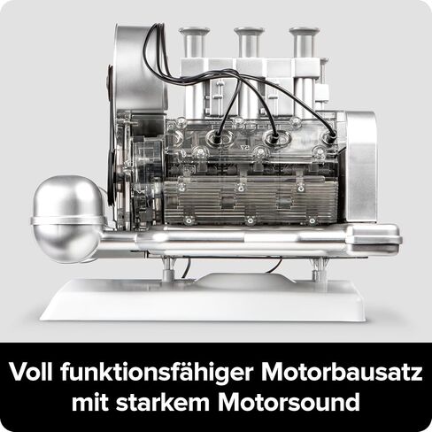 Franzis 67224 Porsche 911 boxer engine facelift, faithful engine kit of the classic, air-cooled 6-cylinder engine in scale 1:4, including sound module, instructions and 86-page accompanying book in Saudi Arabia