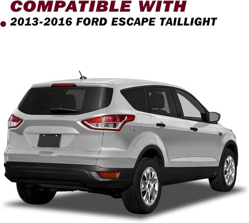 JSBOYAT Halogen Tail Light Assembly Replacement Fit for 13-16 Ford Escape OE Rear Taillight Brake Tail Lamp (Right Passenger Side) in Saudi Arabia