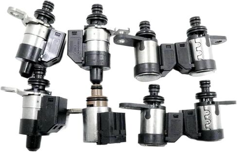 8PCS Transmission Solenoid Kit 5EAT For 5-Speed Compatible For Subaru Exiga Impreza Legacy Outback Forester Tribeca 31705-AA430 in Saudi Arabia