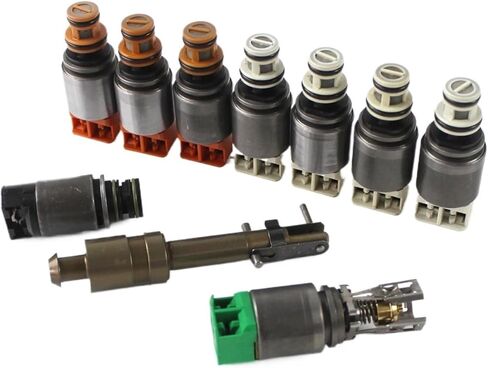 10PCS Refurbishment 8 Speed Transmission Solenoid Valve Kit 8HP45 8HP45X 8HP70 8HP75X 8HP90 Compatible With BMW Mechatronics Engine Car in Saudi Arabia