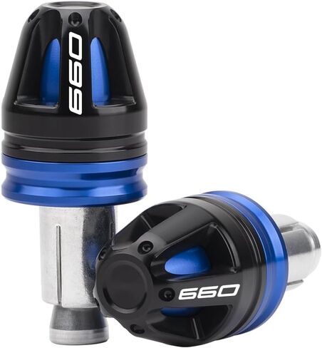 Motorcycle Handlebar End Caps For Daytona 660 2024-2025 7/8" Bars 17mm Diameter CNC Handlebars (See details below) daytona 660 Accessories (Red) in Saudi Arabia
