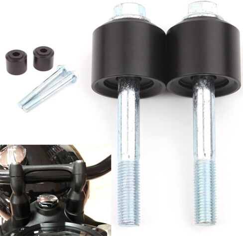 Motorcycle Handlebar Clamp Motorcycle Handlebar Riser Clamp Spacer Bar Compatible with Triumph For Bonneville T120 T100 For Bobber Black For Scrambler 1200XC For Street Twin Handle Bar Risers in Saudi Arabia