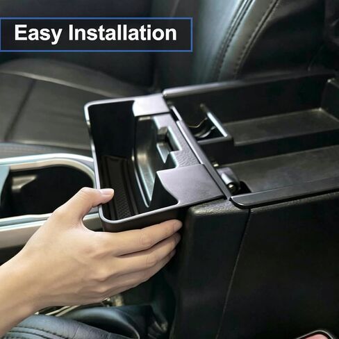 JKCOVER Center Console Hanging Box Compatible with 2016-2023 Toyota Tacoma Interior Accessories Armrest Storage Organizer Tray, Capacity Durable ABS Plastic in Kuwait