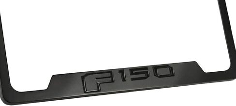 إطار ترخيص شركة Ford F 150 إطار لوحة ترخيص معدني بنمط أسود in Kuwait