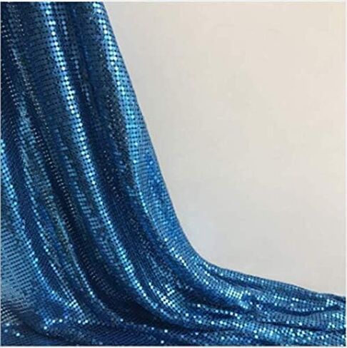 Sparkly Metal Mesh Fabric, 45 x 150 cm, Chainmail Jewelry Dress Craft Bag Making (Golden) in Saudi Arabia