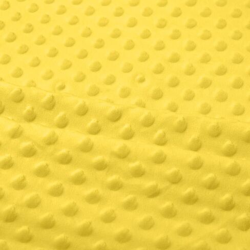 1 Yard Light Blue Minky Dot Fabric by The Yard, Soft Plush Fleece, Cuddle Dimple Dot for Sewing Baby Blankets, Pillow Covers & Crafts (1 Yard, Light Blue) in Kuwait
