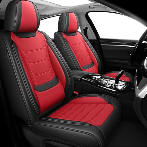 Car Seat Covers for Nissan Maxima 2000-2023, Premium Nappa Leather Seat Cover Full Set,Waterproof & Anti-Slip Front Rear Seat Protectors(Standard Full Set/Black) in Saudi Arabia