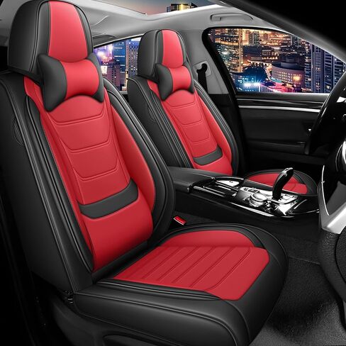 Car Seat Cover Full Set for Honda Odyssey Seat Covers 2000-2025, Nappa Leather Waterproof Seat Covers for Cars, Airbag Compatible, Universal Automotive Seat Covers(Standard 5 Seats/Beige) in Saudi Arabia