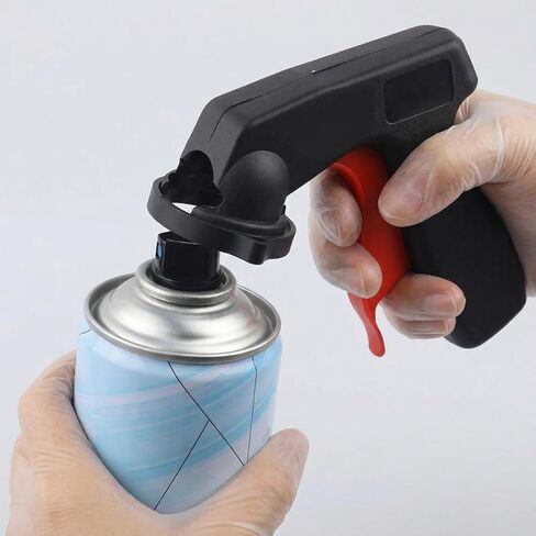 Spray Paint Assist Handle, 1pc Ergonomic Full Grip Paint Gun Universal Professional Spray Can Trigger Handle Automotive Aerosol Can Nozzle Tool for Wall Painting Furniture DIY and Car Maintenance in Kuwait