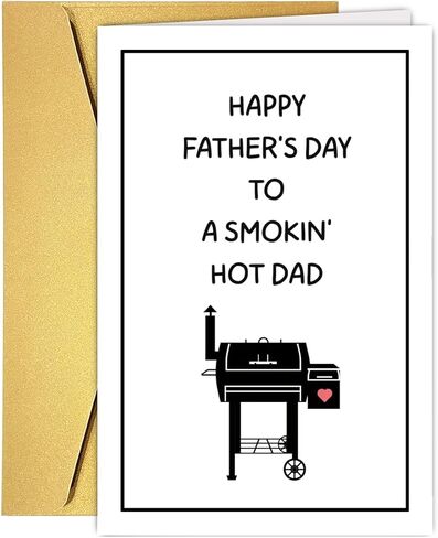 RUALOVE Funny Daddy Snack Father's Day Card for Dad Stepdad, Humorous Fathers Day Cards Gift from Son Daughter Kids, Hilarious Happy Dad Birthday Card for Him in Saudi Arabia