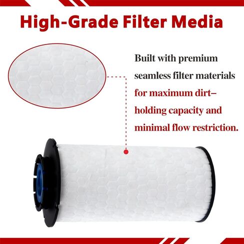 68235275AA Fuel Filter Element Replacement for Ram, Dodge, Jeep, and Chrysler 1500 3.0L V6 2014-2019 Ecodiesel Engine Replaces 300245 WF10245 CS11997 L5693F 56086 in Saudi Arabia
