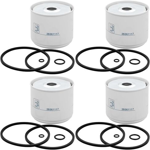4pcs 26561117 Fuel Filter Element Compatible with Perkins Engines Replaces P502420 in Kuwait