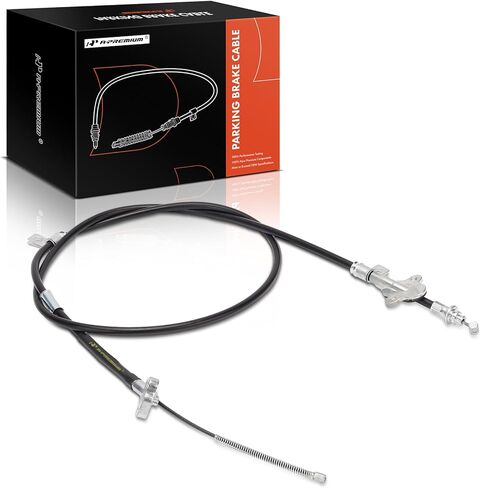 A-Premium Rear Passenger Side Parking Brake Cable Assembly Compatible with Toyota Models: Camry 2007/2010-2011, Manual Transmission - Replace# 4642006090 in Kuwait