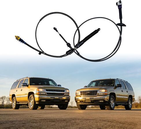 Automatic Transmission Gear Shift Cable Compatible with CHEVROLET AVALANCHE 1500 2500 2002-2006,CHEVROLET SUBURBAN 1500 2500 2000-2006,Replaces 88967320,Y1288,905-646,CA1258 in Saudi Arabia