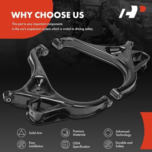 A-Premium 2 x Rear Lower Control Arms, with Bushing, Compatible with Ford Explorer 2002-2005 & Lincoln Aviator 2003-2005 & Mercury Mountaineer 2002-2005 in Kuwait