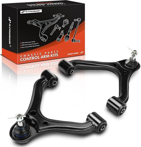 A-Premium 2 x Front Upper Control Arms, with Ball Joint & Bushing, Compatible with Toyota Tacoma 2005-2015, RWD Only in Kuwait