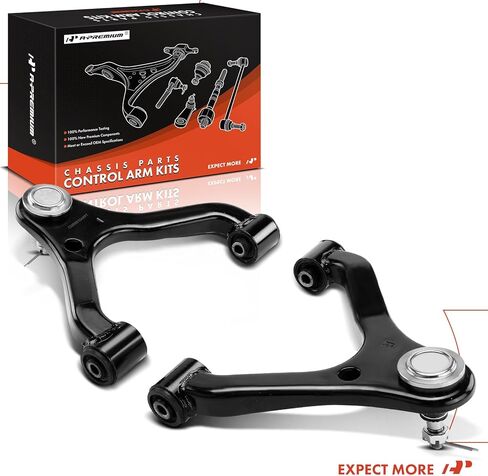 A-Premium 2 x Front Upper Control Arms, with Ball Joint & Bushing, Compatible with Toyota Tacoma 2005-2015, RWD Only in Kuwait