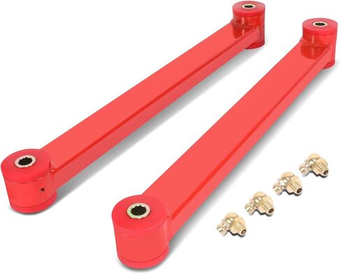 Auto Dynasty Pair Heavy Duty Steel Adjustable Rear Suspension Lower Control Arms Compatible with Ford Mustang 05-14 in Kuwait
