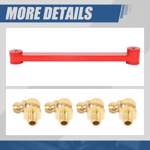 Auto Dynasty Pair Heavy Duty Steel Adjustable Rear Suspension Lower Control Arms Compatible with Ford Mustang 05-14 in Kuwait
