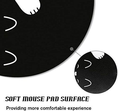 Mouse Pad Heart Anatomical Drawing for Medical Doctor, Round Mousepad, Non-Slip Rubber Base Mouse Mat for Laptop and Computer in Saudi Arabia