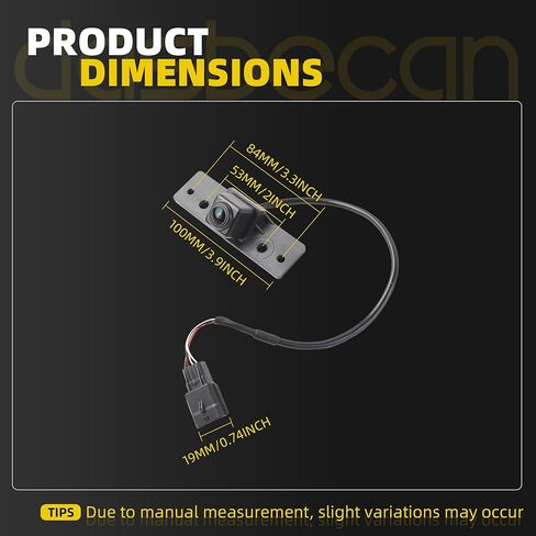 Dasbecan Rear Back View Camera Compatible with Nissan Titan/Titan XD 2016 2017 2018 2019 2020 2021 2022 2023 2024 5.0L 5.6L, Car Park Backup Assist Camera Replaces# 28442-EZ00A 28442-EZ01A in Kuwait