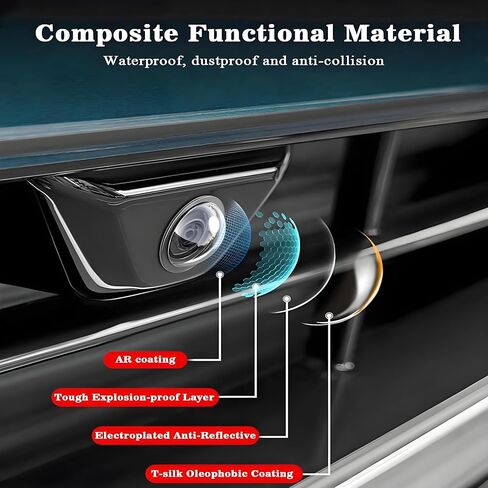 2 pcs Car Camera Protector for 2019-2024 Dodge Ram 1500 Backup Camera Lens Cover Waterproof Shield Dustproof Protector Clear Vision Scratch Resistant in Saudi Arabia