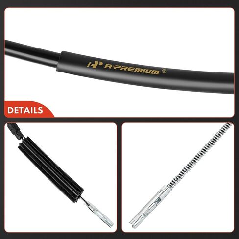 A-Premium Rear Driver Side Parking Brake Cable Assembly Compatible with Ford and Mercury Models: Crown Victoria 2005-2011, Grand Marquis 2009-2011 - Replace# 5W7Z2A635B in Kuwait