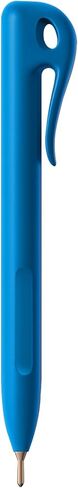 Tenceur 50 Pcs Metal Detectable Pens Standard Blue Ink Pen with Pocket Clip Lanyard Attachment Metal Retractable Ballpoint Bulk for Office Food Production Workshop Writing(Integrated Design) in Saudi Arabia