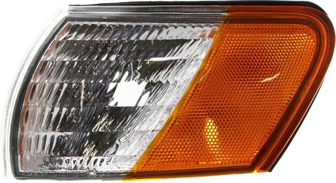 Evan-Fischer Corner Light Set of 2 Compatible with 1992-1995 Ford Taurus Plastic Clear & Amber Lens Driver and Passenger Side in Kuwait