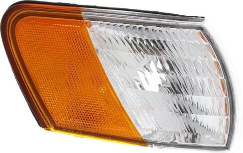 Evan-Fischer Corner Light Set of 2 Compatible with 1992-1995 Ford Taurus Plastic Clear & Amber Lens Driver and Passenger Side in Kuwait