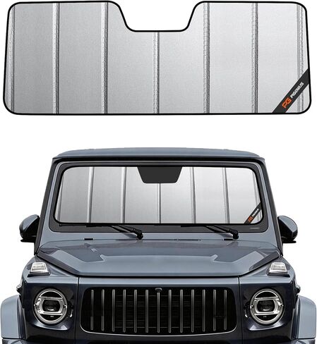 مظلة للزجاج الأمامي من Pigenius لسيارة Mercedes-Benz G-Class 2013-2018 مظلة شمسية للنافذة الأمامية - حماية in Kuwait