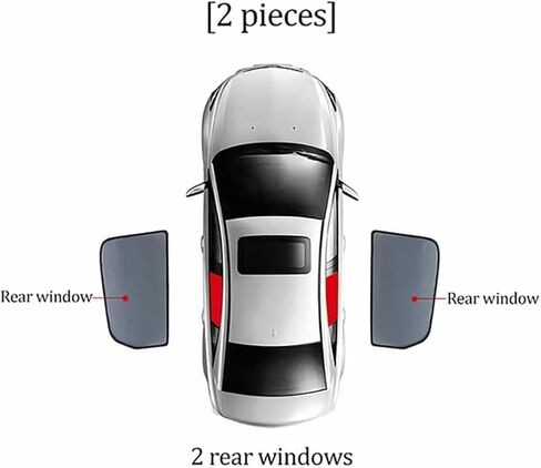 Car Side Window Sunshades for Acura RDX 2016-2023, Magnetic UV Protection Shades for Front/Rear Windows, Heat Resistant Sun Visor Shield Accessories in Saudi Arabia