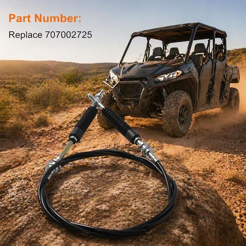 Shift Gear Cable Compatible with Can-Am Defender Max HD9 HD10 2020-2025 Defender Max HD8 2020-2021, Replace 707002725 in Saudi Arabia