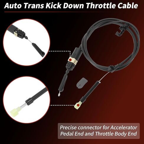 52104352AA Throttle Valve Cable for Jeep Wrangler TJ 1997-2002 for Jeep Grand Cherokee 1994-1998 Throttle Accelerator Cable Automatic Transmission Transaxle Kick Down Cable in Kuwait