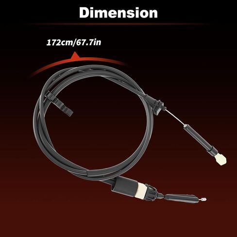 52104352AA Throttle Valve Cable for Jeep Wrangler TJ 1997-2002 for Jeep Grand Cherokee 1994-1998 Throttle Accelerator Cable Automatic Transmission Transaxle Kick Down Cable in Kuwait