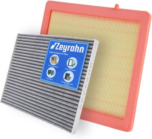 Activated Carbon Cabin & Engine Air Filter Kit fit for 2018-2025 Chevy Equinox, 2018-2025 GMC Terrain in Saudi Arabia