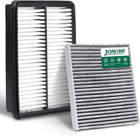 Cabin & Engine Air Filter Set for 2012-2017 Accent/Veloster/Rio, Replace 087902E200, 281131R100(Gas Only) in Saudi Arabia