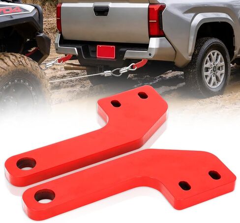 Rear Tow Hooks Kit, Rear Recovery Points for 2024 2025 2026 Toyota Tacoma, Heavy Duty Carbon Steel Rear Towing Hooks for Off-Road Recovery & Emergency Rescue, Universal Left & Right Fit, 2PC in Saudi Arabia
