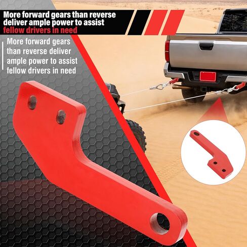Rear Tow Hooks Kit, Rear Recovery Points for 2024 2025 2026 Toyota Tacoma, Heavy Duty Carbon Steel Rear Towing Hooks for Off-Road Recovery & Emergency Rescue, Universal Left & Right Fit, 2PC in Saudi Arabia