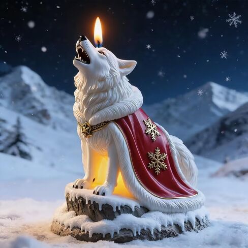 3D Premium Wolf & Samoyed Dog Silicone Candle Molds - Cloaked Animal Molds for Soap, Resin, Christmas DIY Craft & Home Decor in Saudi Arabia
