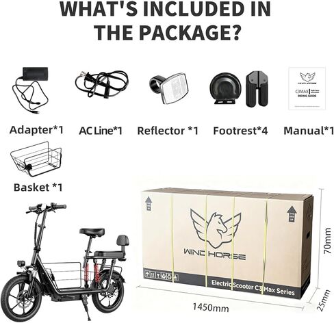 850W/ 819W Peak Electric Scooter with Seat, 20MPH & 25/40 Miles Range, Dual Suspension, Cruise Control, 14"/ 16" Folding E Scooters with Key Start & Basket in Saudi Arabia