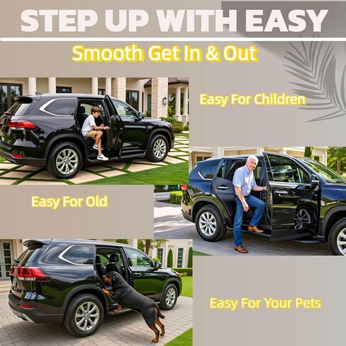 2PCS COIPUTE | Running Boards Fit Hyundai Tucson NX4 2021-2026 | Aluminum Side Bars | Mounted Brackets Screws Instruction Assist Steps in Kuwait
