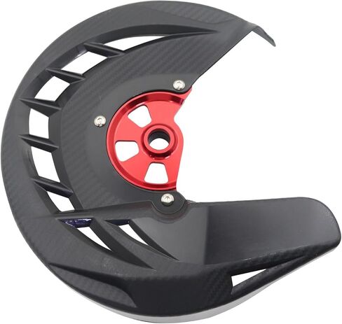 15mm 17mm 20mm Motorcycle Front Brake Disc Guard Protector Cover For Honda CRF250L CRF300L CRF250M CRF 250R distintivo(17mm Black) in Kuwait
